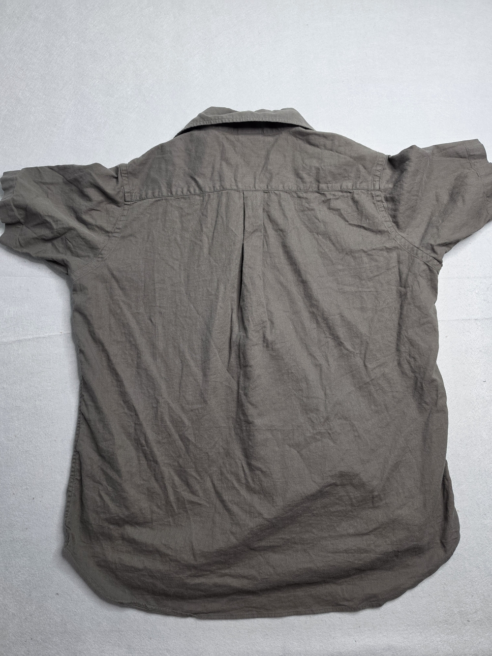 Wasted Collective Gray Button Down Large Good Times Do Good Made Japan - Picture 8 of 8